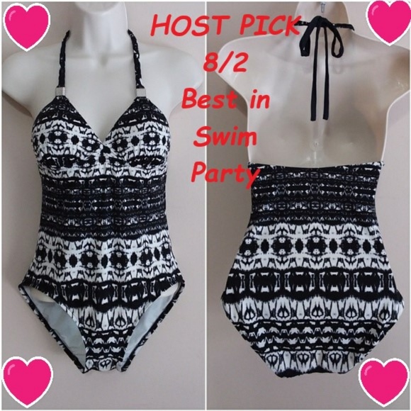 Badgley Mischka Other - 💖HOST PICK💖 Badgley Mischka Aztec Print Swimsuit